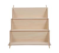 Gadpiparty 1 Set di 3 Ripiani in Legno per Piante - Supporto per fioriera da Tavolo autoassemblante - Supporto Rettangolare per vasi Bonsai da Tavolo per Interni per davanzali, mensole espositive