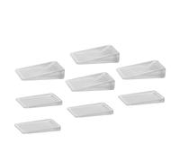Gadpiparty 1 Set Livellatori Mobili Trasparenti Antiscivolo Fermaporta E Spessori per Porte Supporti per Sedie E Mobili Diverse per Domestico Sicuro 8 Pezzi