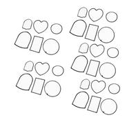 Gadpiparty 1 Set Patches Termoadesivi per Riparazioni Tessili Toppe DIY Personalizzabili per Abbigliamento E Accessori Fashion per Cucire E Decorare Vestiti 30 Pezzi
