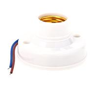 Gadpiparty 1 Set Portalampada Per Il Controllo Del Suono E Della Luce Motion Sensor Light Portalampada Con Controllo Audio Base Della Lampada Con Accensione Automatica Portalampada E27 2 Pz
