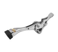Gadpiparty 1 Set Posizionatore Superiore della Porta Fermaporta a Piedi Coperture Pavimento dei Fermaporta Piede Protezione All'aperto Bloccante Difensore Silver Lega di Zinco