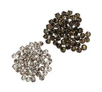 Gadpiparty 1 Set Rivetti Rotondi Borchie Abbigliamento Vestiti Scarpe Rivetti Bottoni Automatici Cucito Moderno Chiave Spilli Stile Chiodi in Metallo Borchie Rotonde Borchie 200 Pezzi