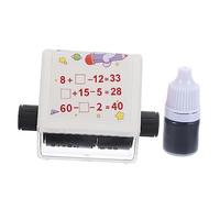 Gadpiparty 1 Set Rotanti per Matematica Didattico per e Sottrazione e Portatile per Studenti Stampi per Pratiche Matematiche Riutilizzabili