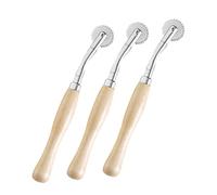 Gadpiparty 1 Set Tessuto Ruota di Tracciamento Dentellata Gestazione Fai da Te Artigianato Forniture per Cucire Filati Carrello Ruota di Tracciamento per Sarte Kit per Lucidatura 3 Pezzi