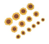 Gadpiparty 1 Set Toppe Termoadesive Forma Da Toppe Per Riparazione Abbigliamento Stile Sole Per Scarpe E Borse Facili Da Applicare E Resistenti 14 Pezzi