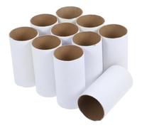 Gadpiparty 10 Materiale Fai -da -Te del Tubo di Carta Cilindro di Cartone Tubi di Carta Tubi di Cartone per L'artigianato Tubo di Cartone Tubi di Tovaglioli di Carta Bianca