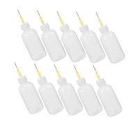 Gadpiparty 10 Pezzi Bottiglia dell'ago Massa flacone applicatore con Punta Forniture spremere Le Bottiglie per la glassa della Ceramica distributore di flaconi di Aghi plastica