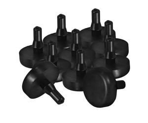 Gadpiparty 10 Pezzi Gommino Pedale Freno Tappo Stop Interruttore Compatibile Vari Modelli Auto Materiale Gomma Colore Nero