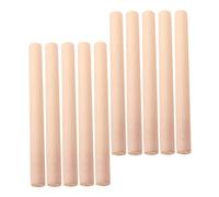 Gadpiparty 10 pezzi Mattarello in Legno per Pasta e Dolci Rotella per Impasto Antiaderente Leggero e Resistente per Pizza Biscotti e Pasta Fatta in Casa