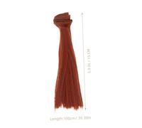 Gadpiparty 10 Pezzi Mini Doll Wigs Straight Synthetic Hair for DIY Crafting Heat Resistant And Colorfast Cosplay Accessories Realistic Texture for Halloween Party And Bjd Dolls