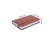 Gadpiparty 10 Pezzi Mini Journal Notebook con Copertina Rigida in PU Taccuino Portatile Piccolo con Segnalibro Blocco Note da Borsa per Organizzazione Mensile Diario Lavoro e Appunti