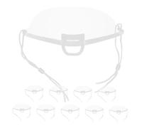Gadpiparty 10 pezzi Protettiva Naso Trasparente Riutilizzabile per e Bellezza Schermo Anti-appannamento per Saliva e Protezione per Cuochi e Personale Catering