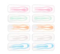 Gadpiparty 10 Pezzi Set di Strumenti per Lenti a Contatto con Pinzette e Bastoncino Aspiratore in Abs, Portatile e Delicato per Lenti Rigide e Rgp, per Viaggi e Vacanze Colore Colore Casuale
