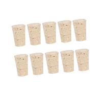 Gadpiparty 10 pezzi Tappi in Sughero Naturale Affusolati per Bottiglie di Vino con Chiusura Ermetica Riutilizzabile per Conservare la Qualità e l'Aroma Adatti per Occasioni Casa Bar e