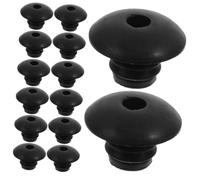 Gadpiparty 100 pezzi Bloccaggi per Ganci Pegboard Neri Anelli di Fissaggio Antigoccia per Ganci Resistente e Facile da Installare per Organizzazione Sicura Parete Attrezzata