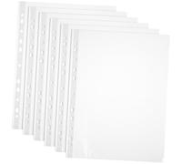 Gadpiparty 100 Pezzi Buste Protettive Trasparenti per Documenti per Raccoglitore con Resistente e per Progetti Ufficio e Archiviazione Documenti