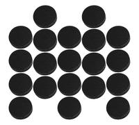 Gadpiparty 100 Pezzi Coperchio in Schiuma di Silicone Nero per Barattoli a Bocca Larga Previene Perdite Autoadesivo a Forma di Fungo per Coltura e Coltura di Agar