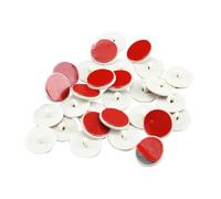 Gadpiparty 100 Pezzi Mini Ganci Adesivi in Plastico Bianco, Facili da Attaccare e Rimuovere, come Appendini Adesivi per Organizzare la Casa