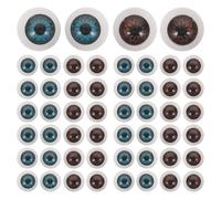 Gadpiparty 100 Pezzi Occhi di Sicurezza Colorati in Plastico 12mm per Bambole Fatte a Mano e Animali Imbottiti, Installazione Rapida e Dettagli Realistici per Amigurumi e Fai da Te