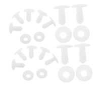 Gadpiparty 100 Pezzi Scheletro di Bambola snodabile Giocattoli per Giocattoli creativi Accessori per Giocattoli Fare delle Bambole Parti di Bambole plastica Bianca