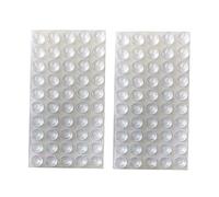 Gadpiparty 100pezzi Paraurti in Silicone Autoadesivi per Porte di Armadi Cuscinetti Smorzanti Antiurto Silenziosi per Mobili Accessori per Battente o Scorrevoli