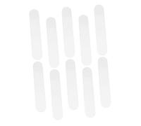 Gadpiparty 10pezzi Portapenne in Plastica Trasparente Astucci Per Penne Smerigliate Contenitori Per Matite e Cancelleria Per Studenti Artisti e Scrittori Organizza Piccoli Oggetti