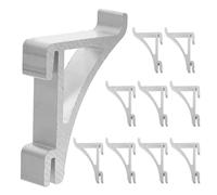 Gadpiparty 10pezzi Supporto Per Ripiani Frigorifero Clip Per Scaffalature Ganci Per Congelatore Facile Installazione Compatibile Con La Maggior Parte Dei Frigoriferi