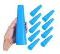 Gadpiparty 10pezzi Tubo Avvolgente Plastica per Filo Accessori per Cucito Bobine per Ricamo e Tessitura Ottimizzazione Spazio e Efficienza Produzione