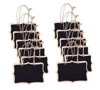 Gadpiparty 12 Pezzi Mini Lavagnette Appendibili per Messaggi Segnaposto Matrimonio e Decorazioni Lavagna Cancellabile per Buffet e Giardino