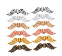 Gadpiparty 120 Pezzi accessori per gioielli fai da te Ciondolo ciondoli per bracciale Accessori per la creazione di gioielli regali di compleanno Chimica metallo Lega di zinco