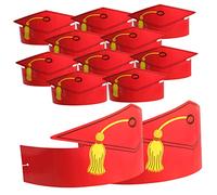 Gadpiparty 12pezzi Cappelli Di Carta Per Laurea Per Feste e Cerimonie Cappelli Fatti Mano Per Ragazzo Ragazza e Adulti Materiale Di Carta Design Classico e Confortevole