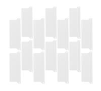 Gadpiparty 14 Pezzi Kit 14 Pesi Inferiori per Tende Verticali 127 Mm in Plastica, Accessori per Riparazione Stecche Tende Verticali, Ricambi per Trattamento Finestre per Manutenzione e