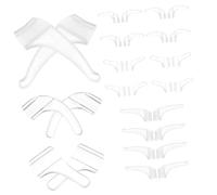 Gadpiparty 15 paia Ganci Antiscivolo per Occhiali in Silicone Resistente Supporti Auricolari Flessibili e Sostituibili per Fissaggio Sicuro Attività Sportive e Quotidiane