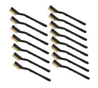 Gadpiparty 15 pezzi Spazzole in Mini per Pulizia Metalli Curvo Resistenti Usura e Deformazione per Scorie Saldatura Ruggine e Angoli Stretti