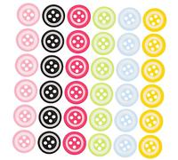 Gadpiparty 150 Pezzi Bottoni Resina Colorati Candy Color con Bottoni Decorativi per Cucito e Fai da Te per Camicie Cappelli e Maglioni