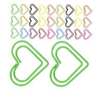 Gadpiparty 150 Pezzi Graffette Colorate in Metallo Fermagli per Documenti Resistenti Organizer per Ufficio Scuola e Casa Clip Creative per Carta e Segnalibri Carini