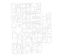 Gadpiparty 18 Pezzi Stencil Per Pittura Figure Geometriche Stencil Per Stencil Per Pittura Stencil Per Pittura Stencil Per Pittura Con Stencil Per