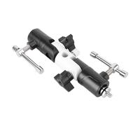 Gadpiparty 1pezzi Supporto Per Lampade Regolabile Alluminio Tre Sezioni Per Fotografia Professionale e Uso Pratico Colore Nero Bianco