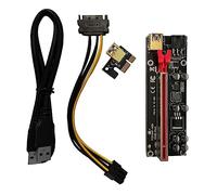 Gadpiparty 1set Pci-e Riser Adapter Card Con Usb Estensione Gpu Per Computer Fornisce Connessione Stabile e Sicura Design Con Capacitori Per Trasmissione Dati Veloce e Affidabile Compatibile