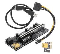 Gadpiparty 1set Pci-e Riser Per Schede Grafiche Con Interfaccia Pin Adattatore Per Mineria Gpu Facile Installazione Driver
