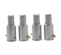 Gadpiparty 2 Impostati Adattatori Manico Vite Americano per Bastoni in Legno Metallo e Alluminio Kit Riparazione con Doppia Fissazione per Scopa e Mop Connessione e Installazione Liscia