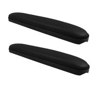 Gadpiparty 2 Pezzi Accessori per corrimano Adulti ergonomico Piccolo Supporti III Cuscini Braccio bracciolo della Ruota bracciolo per copribraccioli Pelle Black