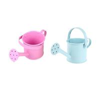 Gadpiparty 2 pezzi Annaffiatoi in Lamiera di Ferro per Piante Grasse Beccuccio per Irrigazione Precisa Annaffiatoio per Uso Domestico Resistenti e Facili da Usare Colori Pastello Rosa e