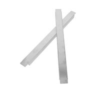 Gadpiparty 2 Pezzi Barre Divisorie in Acciaio Inossidabile 25 Cm per Supporto Vassoio, Ottimizzazione Spazio e Supporto Stabile per Cucina Ristorante e Catering