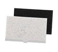 Gadpiparty 2 Pezzi Biglietti Visita Elegante Alluminio con Strass e Portacarte Professionale e Robusto per Ufficio
