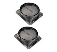 Gadpiparty 2 Pezzi Di Valvola Di Non Ritorno Per Base Cappa Da Cucina Accessori Robusti Per Base Da 150 Mm