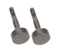 Gadpiparty 2 Pezzi Ground Rod Driver Replacement Alloy Rotary Hammer Drill Bit Multifunctional Electric Pile Driving And Tube Drilling Attachment For Construction And Renovation