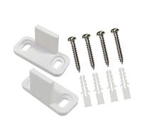 Gadpiparty 2 pezzi Guida Pavimento Porta Scorrevole in Acciaio al Carbonio Fermaporta Barn Door per Binario Inferiore Accessorio Sicuro e Silenzioso per Porte Scorrevoli e Rolling Door