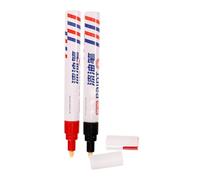 Gadpiparty 2 pezzi per su Lapidi Colori e Rosso Impermeabili e Resistenti Allolio per Ritocchi Monumentali con Punta Fine per Riparazioni Precise e Facile Applicazione Accessori per