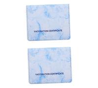 Gadpiparty 2 Pezzi Protettive per PU Pelle Design per Documenti e Carte Identità Accessorio e Versatile per Protezione Dei Tuoi